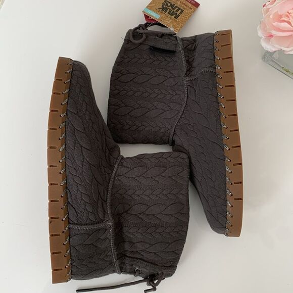 NWT Muk Luks Women’s Footwear Faux Fur Insole Sturdy/Slip Resistant Size 11 - Picture 5 of 11